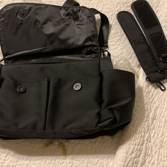 Luxury Little stroller organizer.  NWOT black nylon - Picture 2 of 11
